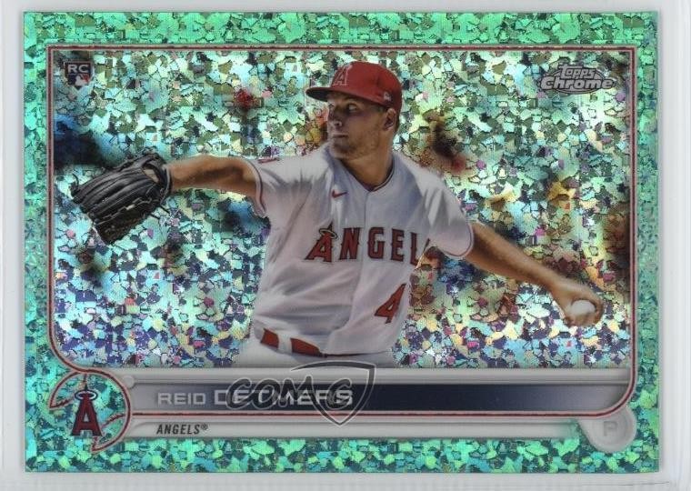2022 Topps Chrome Aqua Mini-Diamond Refractor /199 Reid Detmers #79 1n21