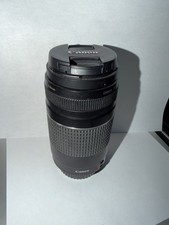 Canon EF 75-300mm f/4-5.6 III Telephoto Zoom With Lens Cap.