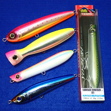 YO-ZURI DUEL Topwater Lure Lot BULLET DIVE & BULL + SURFACE CRUISER & SLIDER