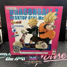 GOKU GOHAN DRAGON BALL Z DESKTOP REAL MCCOY ACTION FIGURE NUOVA MEGAHOUSE BIKE