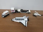 Vintage Buddy L  & Tonka Nasa Toy Truck & Trailer - Helicopter - 4 pc - Preowned