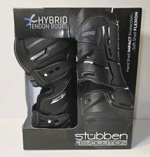 Stivali tendinei ibridi Stubben Evolution FreeFlex neri grandi protezione salto cavallo