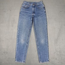 Vintage 80s Lee Mom Jeans Tapered Made in USA Light Wash 26x29 Women's Size 5