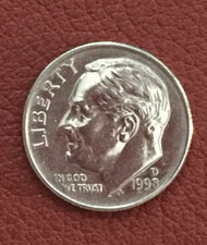 1998 D Roosevelt Dime - Pièce réelle - Livraison gratuite.