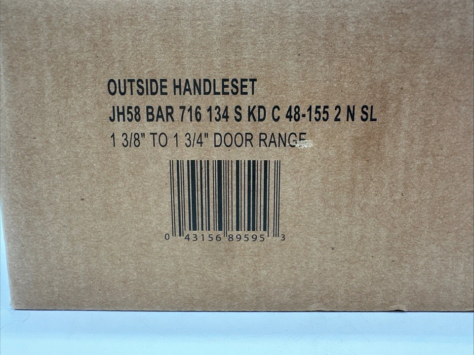 Schlage JH58-BAR 716 Aged Bronze Single Cylinder Barcelona Handleset - Image 3 of 3