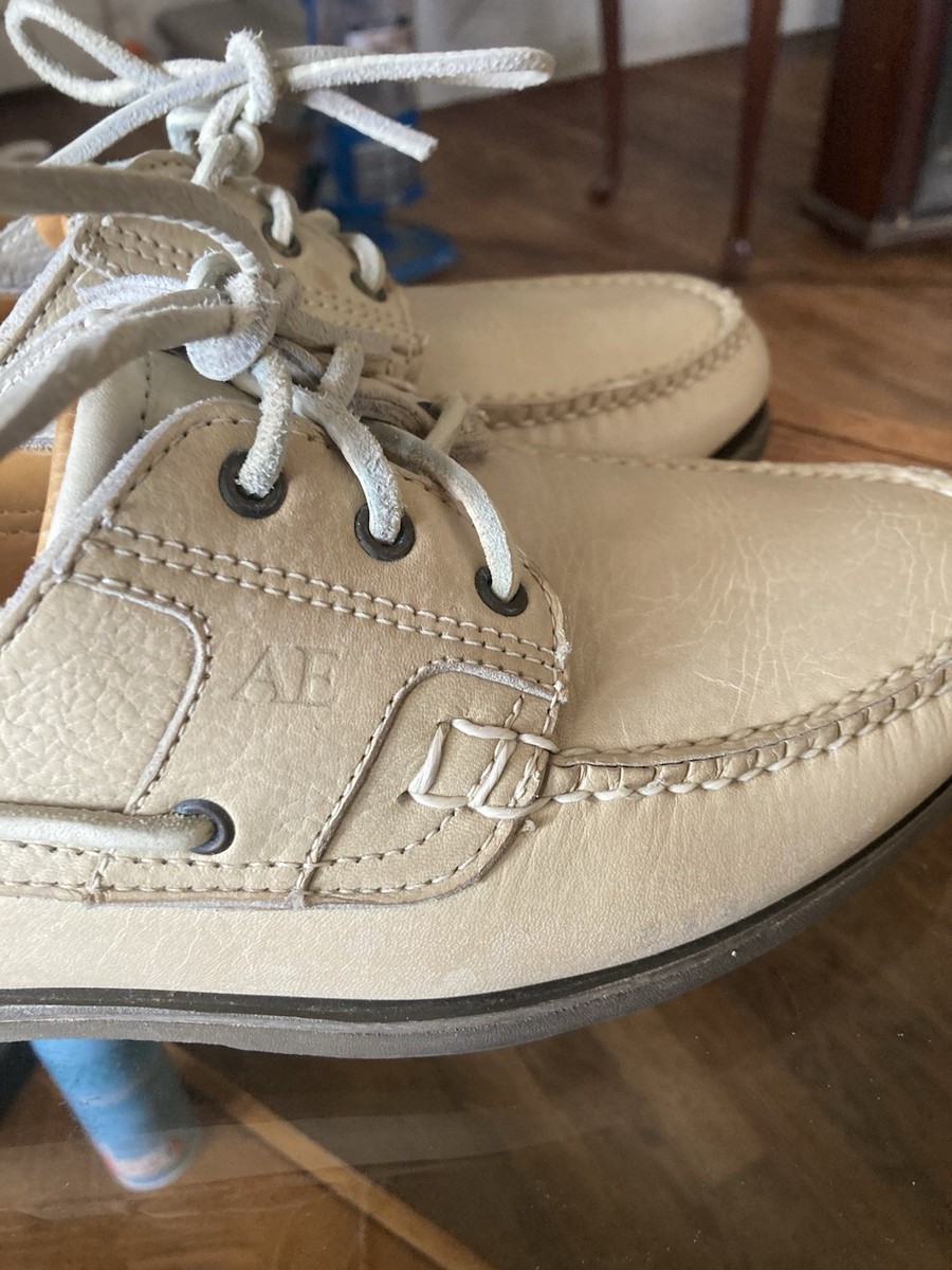 Allen Edmonds Key Largo 11 D Cream Classic Leather Lace Up  display picture 1