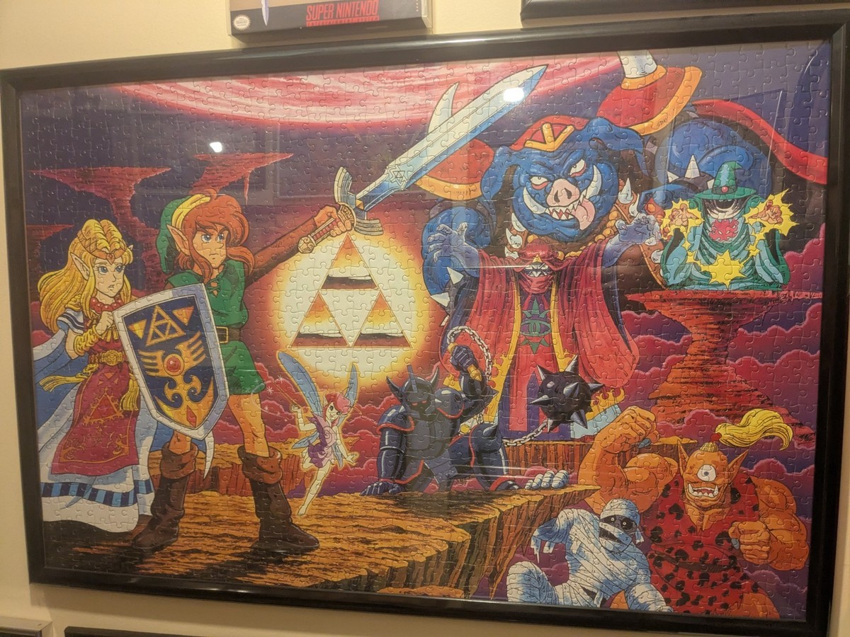 ヴィクトワールピサ　アクリルオブジェ The Legend of Zelda Link To The Past Jigsaw Puzzle Nintendo Rare