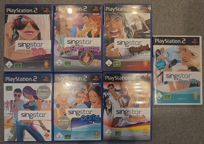 Singstar Bundle aus 7 Spielen für PS2