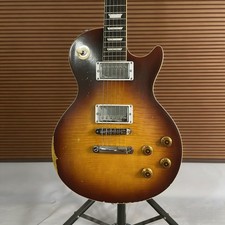 relic electric guitar aged tobacco bone nut HH pickups rosewood fretboard