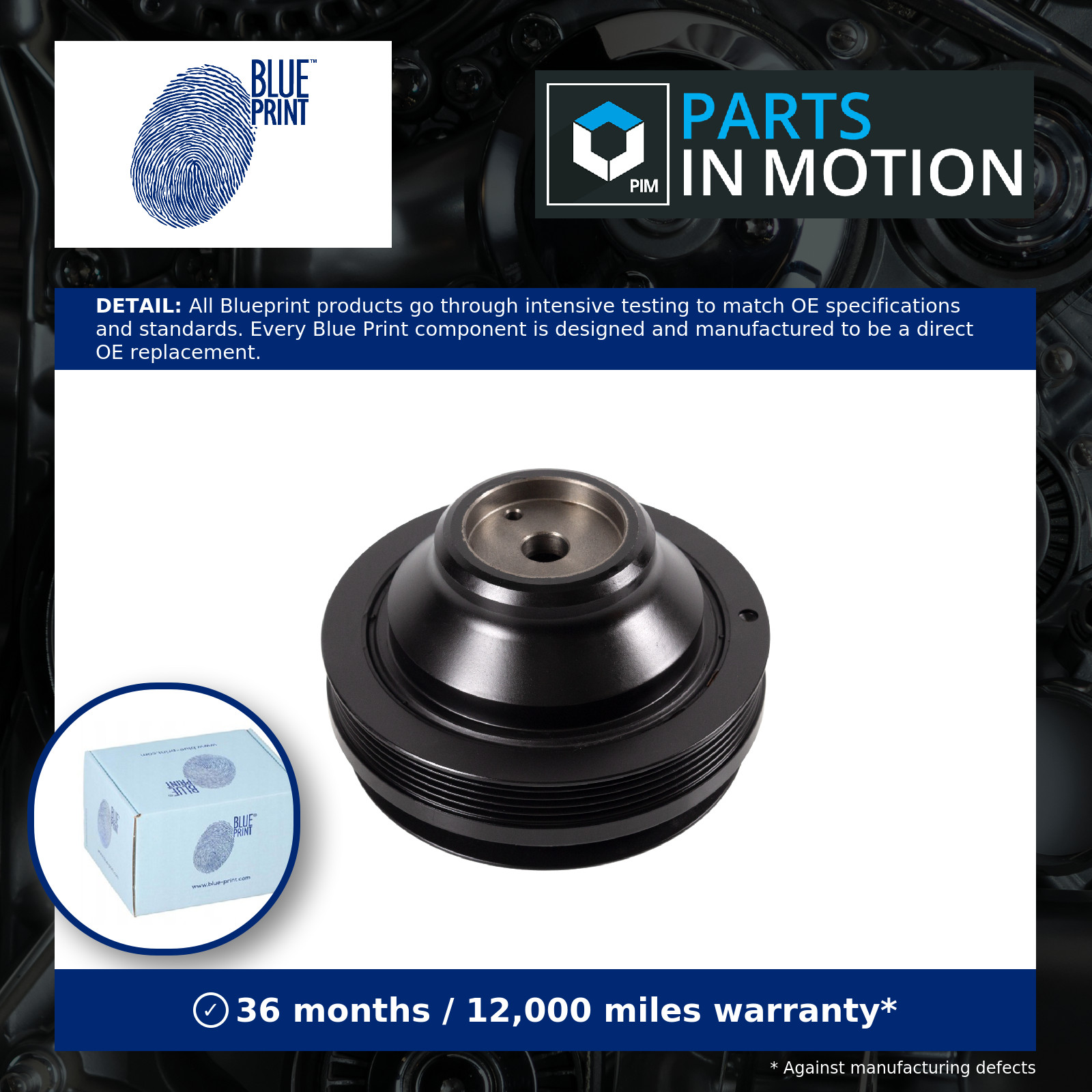 Crankshaft Pulley fits MITSUBISHI PAJERO/SHOGUN Mk1, Mk2 3.0 90 to 01 Belt New