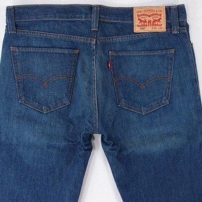 Mens Levi's 508 SLIM TAPERED Tapered Blue Jeans W37 W36 L34