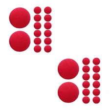 2 Pack Clown Nose for Kids Professional Party Decoration Red Sponge