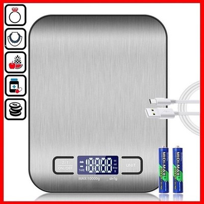 1 Pcs Digital Electronic Kitchen Food Diet Postal Scale Weight Balance 10KG/22lb