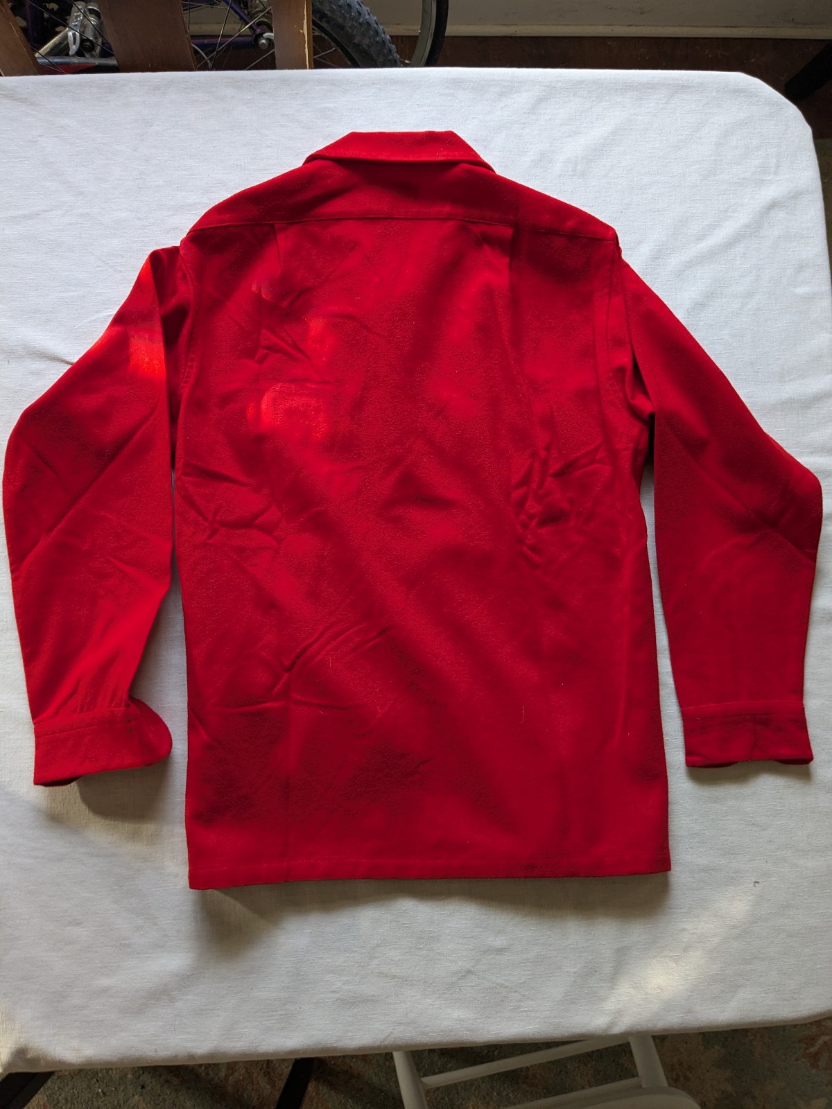 Red Pendleton Virgin Wool Button Down Shirt Mediu… - image 5