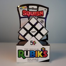 The Official Rubik  s Cube Squish Cube, Solvable for Adults/Kids NEW 