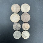1921 S Morgan 1889 Morgan 1922 1923 Peace Dollars Silver Half Dollar Coin Lot
