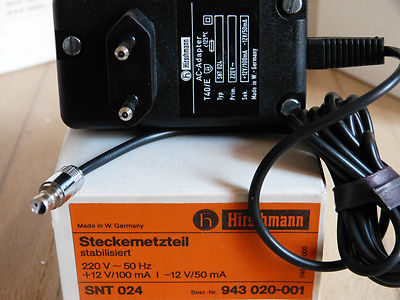 Hirschmann Steckernetzteil SNT024 +12V 100mA -12V 50mA f. Schnittstellenwandler