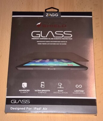Zagg Invisible SHIELD Schutzfolie Displayfolie Displayschutz iPad Pro Air2