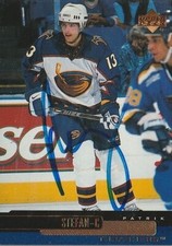 Patrik Stefan - Signed 1999-00 Upper Deck Rookie Card #181 - Atlanta Thrashers
