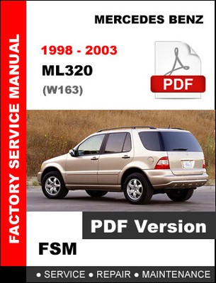 Parts Accessories Automotive Ultimate Mechanical Diagnostic Manual 1998 2003 Mercedes Benz Ml320 W163