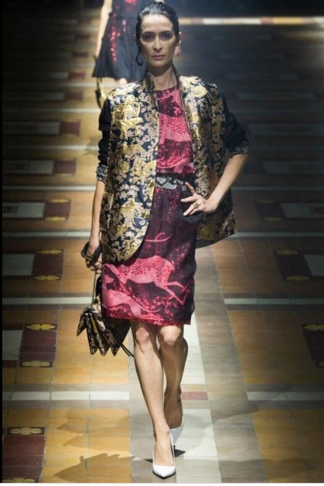 Falda de ciervo de seda Lanvin con lentejuelas talla 4 Foto 4 de 4