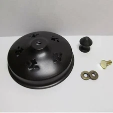  HEAT CAP SHADE REST Set for Stained glass, reverse painted, Handel shades B 2pc