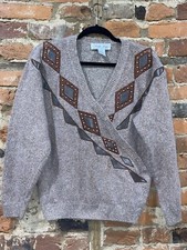 Private Party Pullover Sweater M Vintage Silk Angora Lambswool