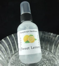 SWEET LEMON Women's Body Spray, Lemon Sugar Cologne Perfume Fragrance USA Made