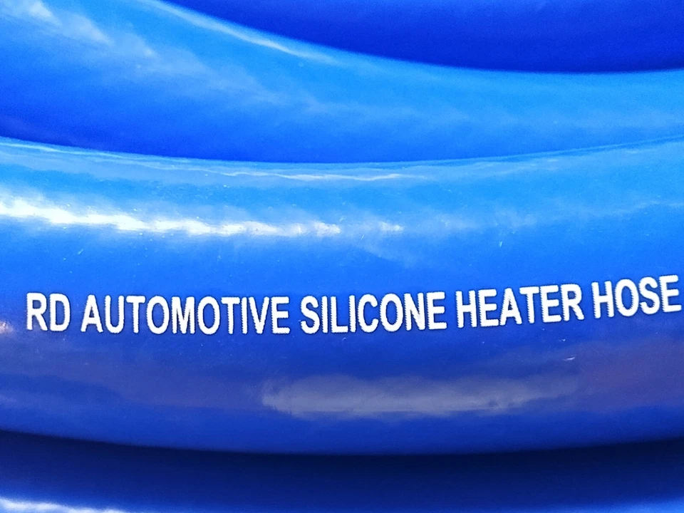 Mangueira aquecedor silicone virgem azul identificação 10 pés x 1,5" 38mm 428°F líquido refrigerante radiador - Imagem 4 de 4