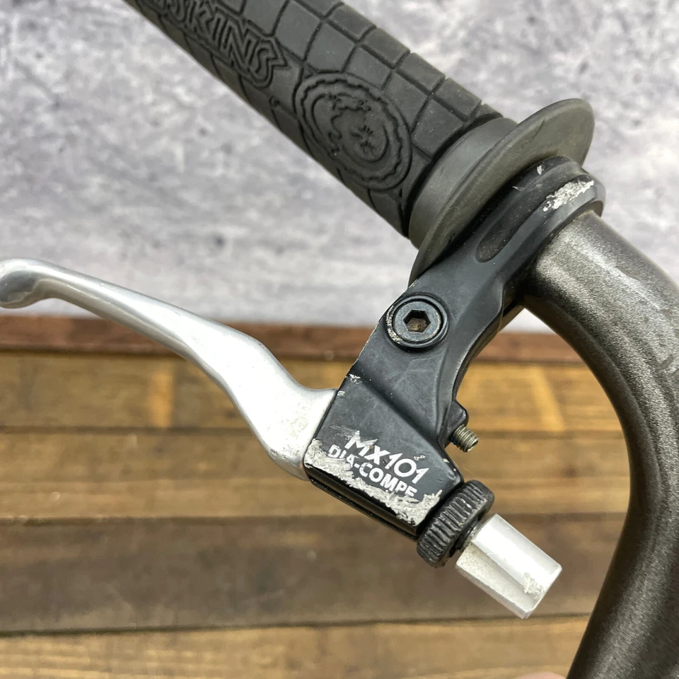 Manillar Hoffman BMX MX 101 palanca Old School BMX barras estilo libre 2 piezas corte gris Foto 3 de 4