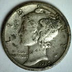 1926 Silver Mercury Dime Spotted Extra Fine Circulated 10c US Type Coin