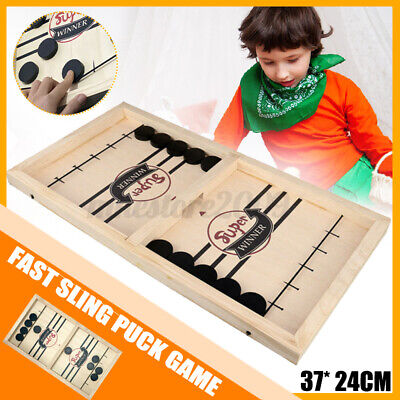 Fast Sling Puck Game Paced SlingPuck Winner Board Family Games Toys Juego Child