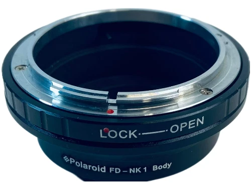 Polaroid Bayonet Lens Mount Adapter Canon FD and Nikon 1 Mirorless Camera Body - Image 4 of 4