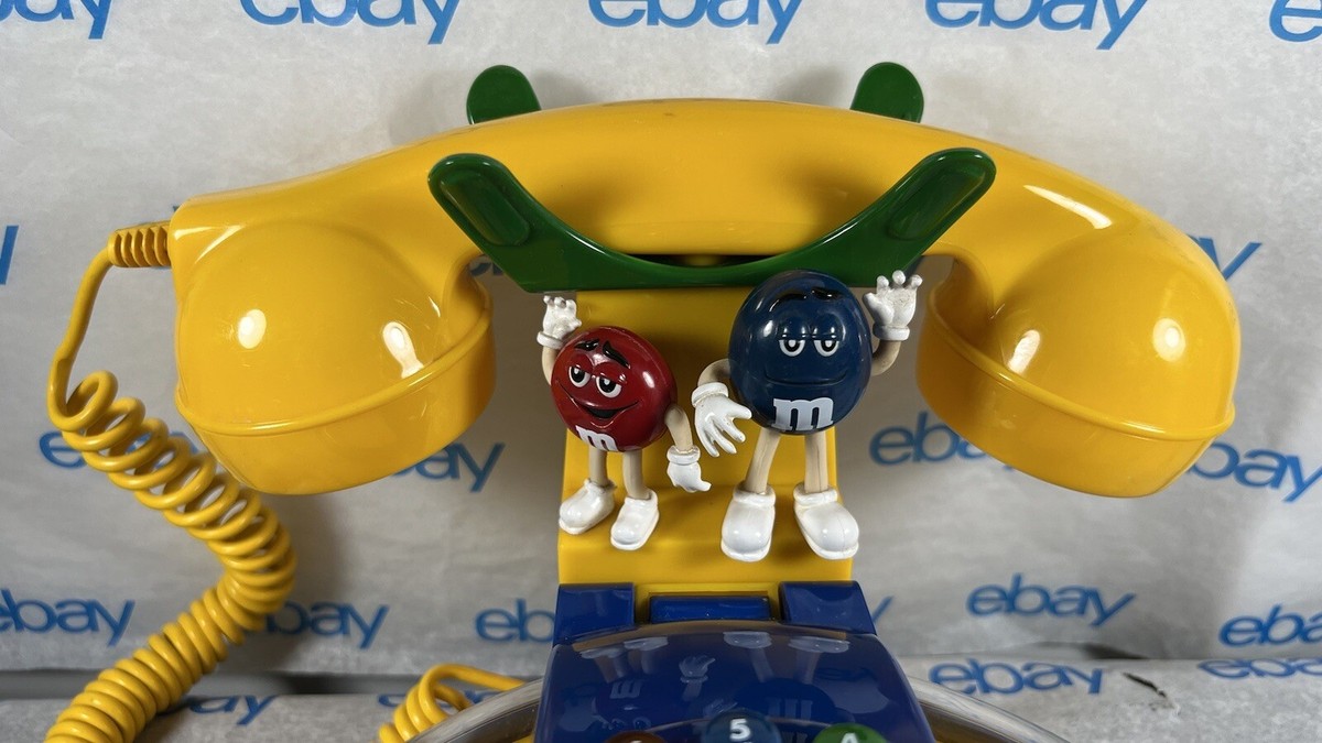 M&M Candy Dish Telephone Mars Collectible - Read! | eBay