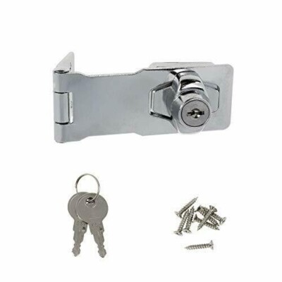 MAG  1 Pcs Keyed Hasp Lock Door Locking Hasp Catch Latch Lock with Keys a...
