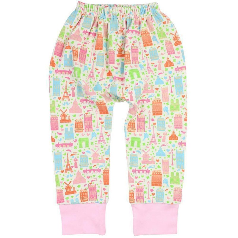 NWT JuDanzy City Print Girls Harem Pants 5T