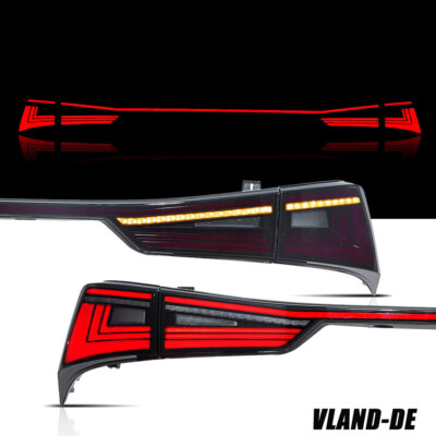 VLAND LED Tail Lights For 2014-2019 Lexus IS250 300h 350F W/Sequential+Start-up