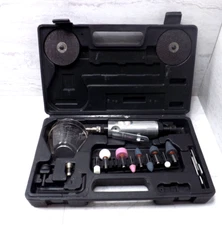 Air Die Grinder Cut-off Tool Kit Speedway Series 22000 Rated RPM w/Bits & Discs