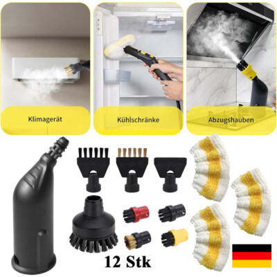 12er Set Zubehör Für Kärcher Dampfreiniger Easyfix SC1 SC2 SC3 SC4 SC5 Rundbürst