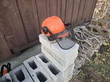 Chainsaw Helmet with Safety Face Shield and Ear Muffs, Helmet for Chainsaw Use, 