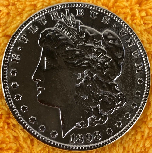 1898-P Morgan Silver Dollar Absolutely Super Fine Detail Beautiful  276
