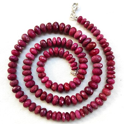 Jewelry Ruby Stone Beads Natural Ruby Gemstone To 10 Mm Size
