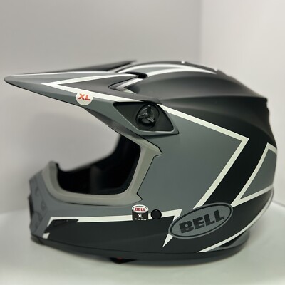 BELL HELMET MX-9 MIPS TWITCH MATTE BLACK XL