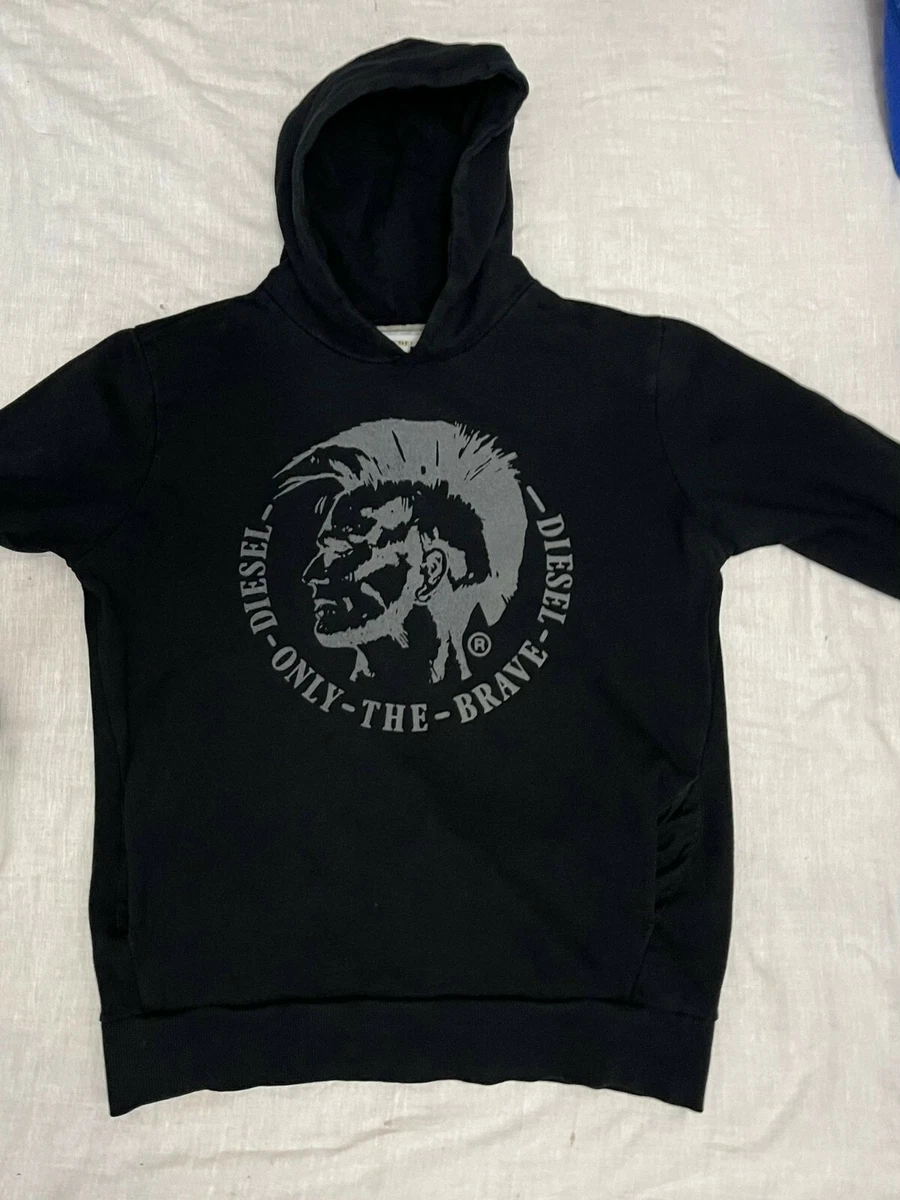 Diesel only the brave hoodie on sale
