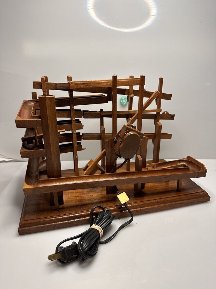 Rare Original 1978 IdleTyme Rolling Ball Clock Works with New