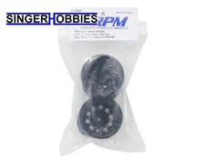RPM 82062 Revolver 10 Hole Traxxas Rustler/Stampede Front Wheels Black HH