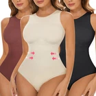 Women Unseamed Body Shaper Tummy Control Slimming Shapewear Bodysuit Leotard