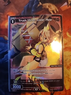 WIXOSS Standup Diva TRUCK MIXER, CODE: RIDE Parallel Foil NM/M