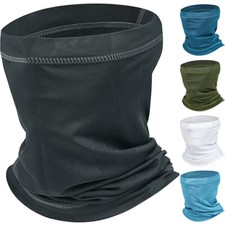UPF 50 UV Sun Protection Neck Gaiter Soft Face Mask Scarf for Men Women Fishing