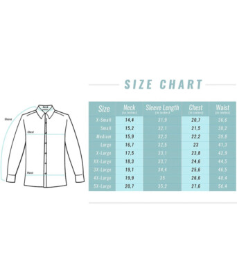 large dress shirt size chart Size & Fit Guide  Dixxon Flannel Co